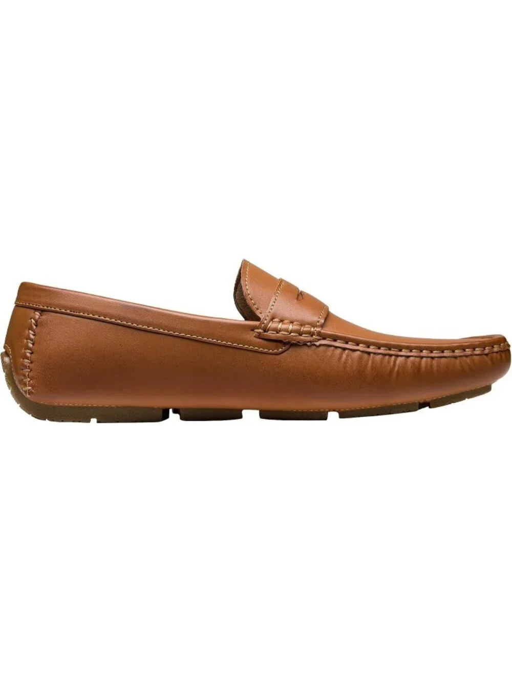 Jousen Men's Brown Classic Penny Loafer Slip On Lightweight Casual Driving Shoes